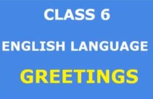 greetings-class6